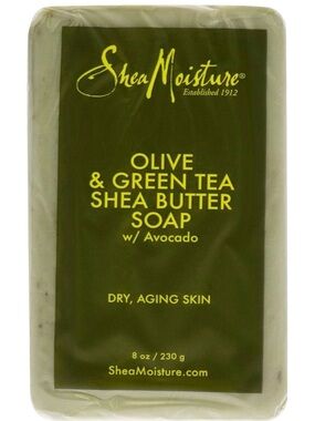 Shea Moisture Olive & Green Tea Shea Butter Soap w/Avocado -For Dry & Aging Skin
